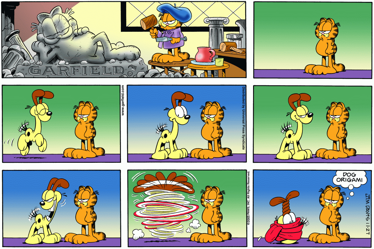 Garfield, November 27, 2005