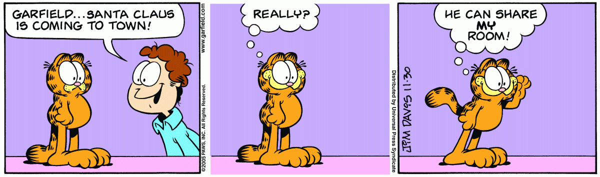 Garfield, November 30, 2005