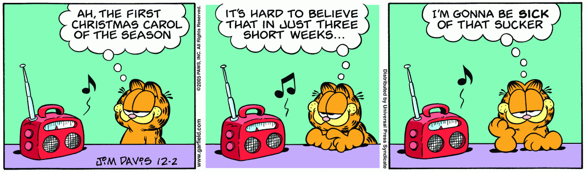Garfield, December 2, 2005