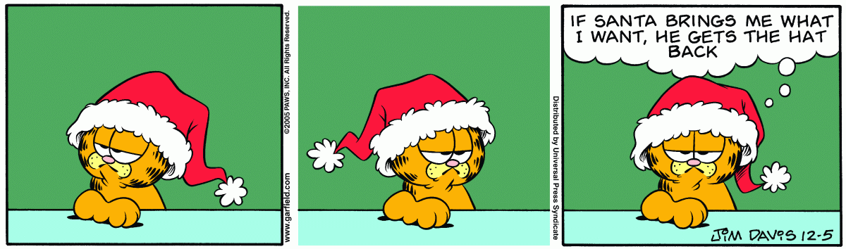 Garfield, December 5, 2005