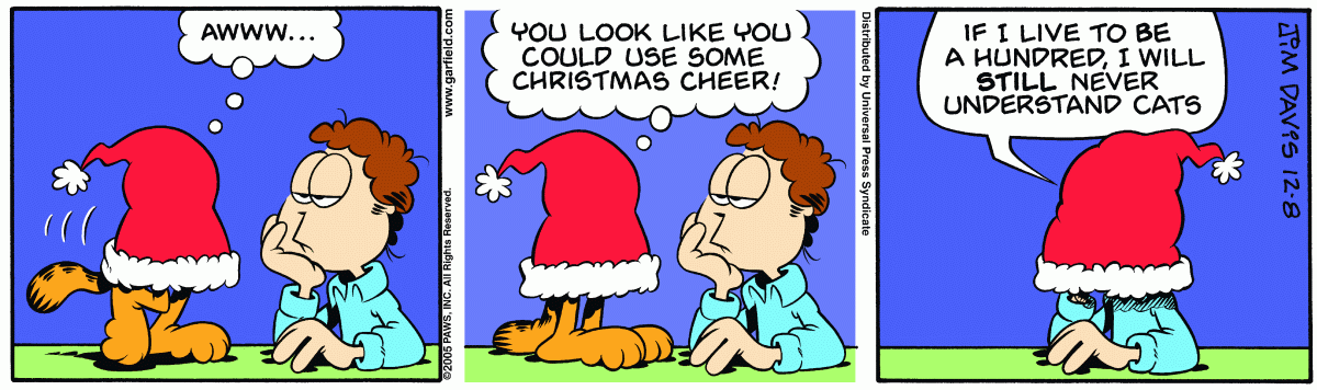 Garfield, December 8, 2005