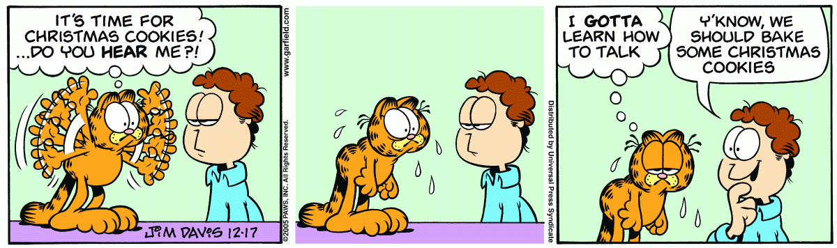 Garfield, December 17, 2005