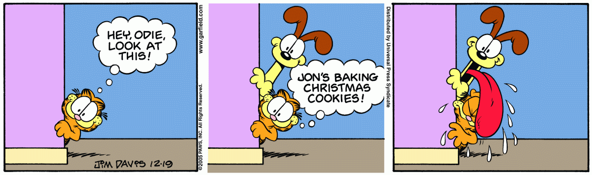 Garfield, December 19, 2005