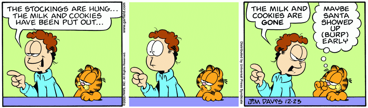 Garfield, December 23, 2005