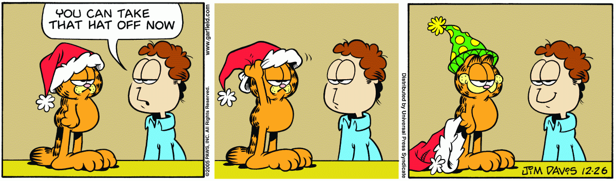 Garfield, December 26, 2005