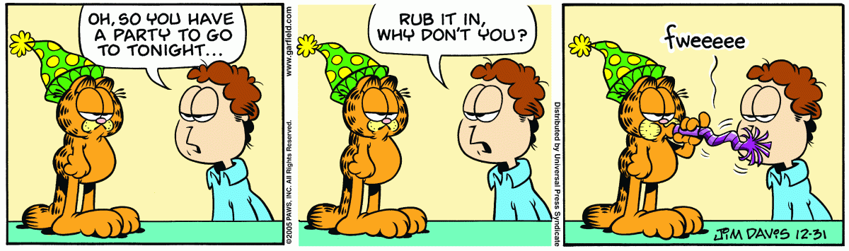 Garfield, December 31, 2005