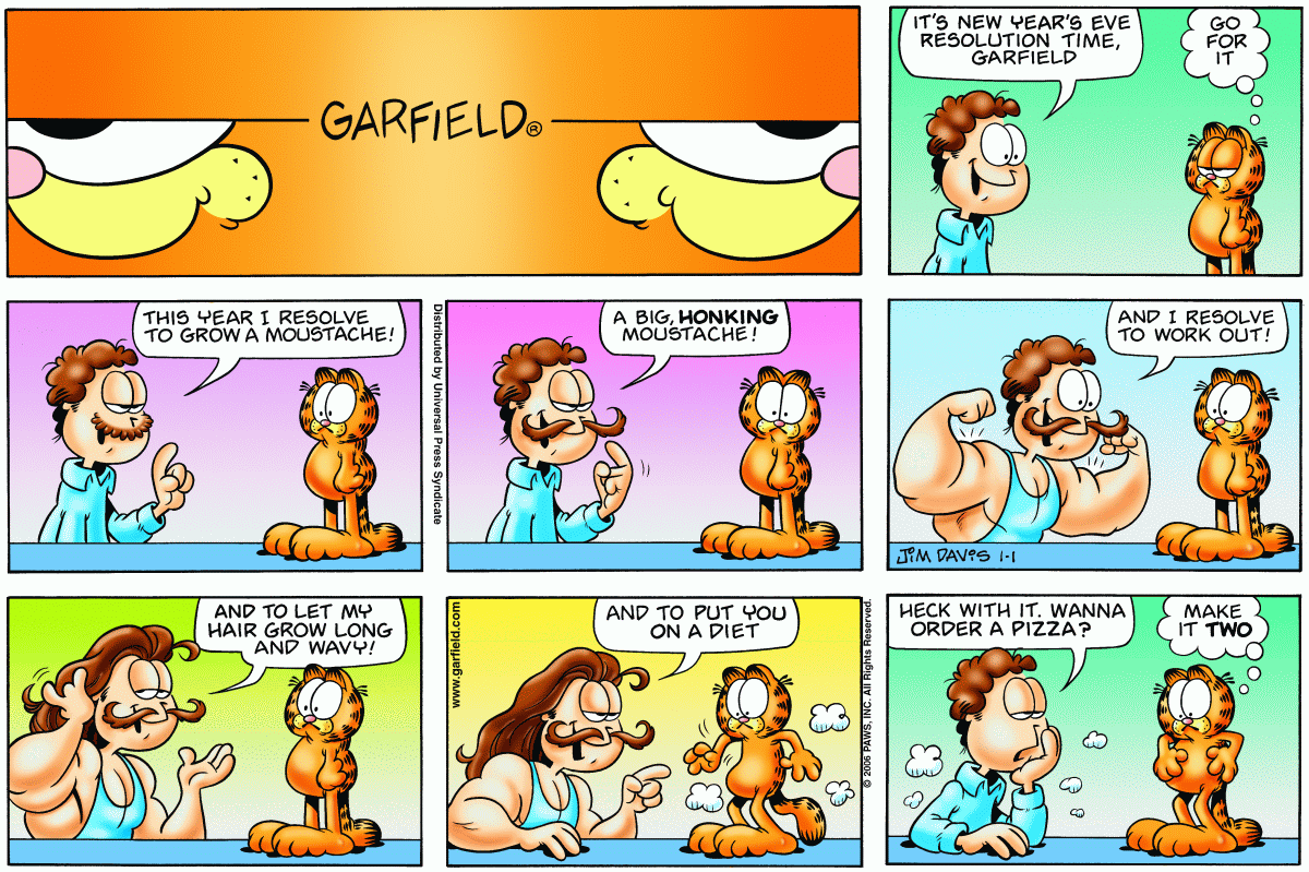 Garfield, January 1, 2006