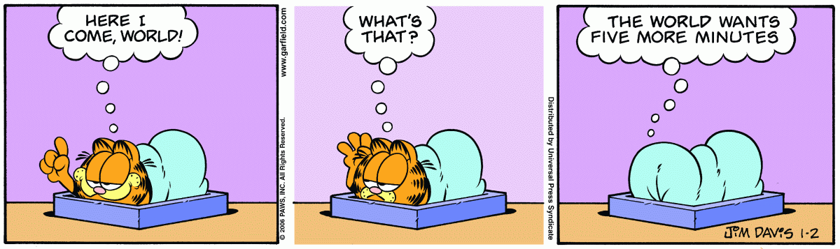 Garfield, January 2, 2006