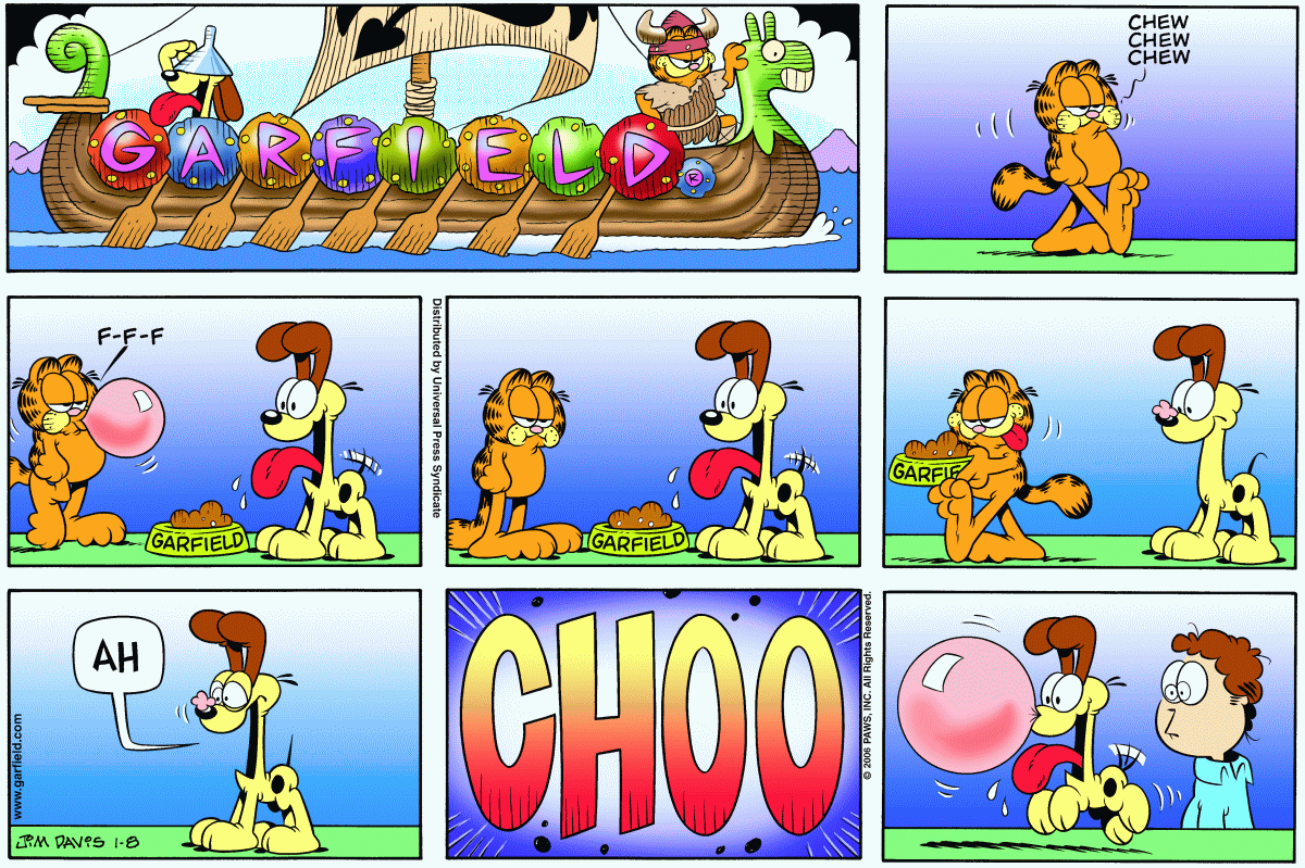 Garfield, January 8, 2006
