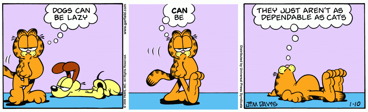 Garfield, January 10, 2006