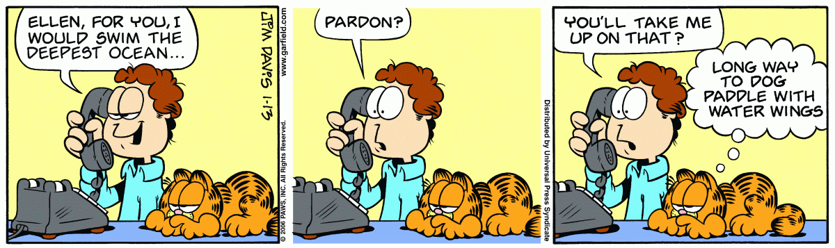 Garfield, January 13, 2006