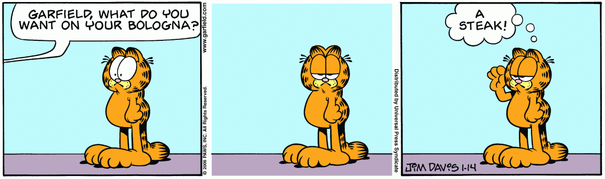 Garfield, January 14, 2006