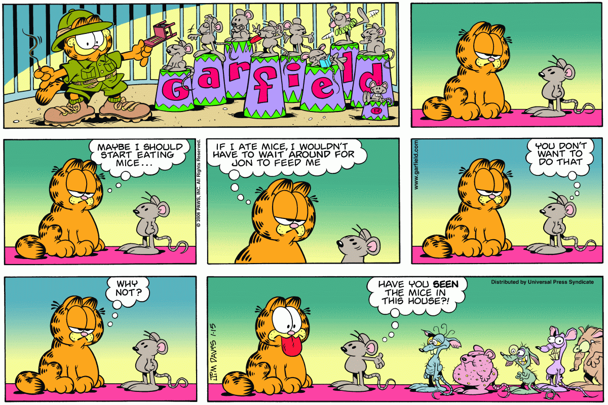 Garfield, January 15, 2006