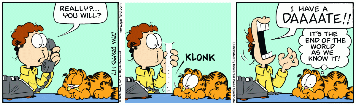 Garfield, January 17, 2006