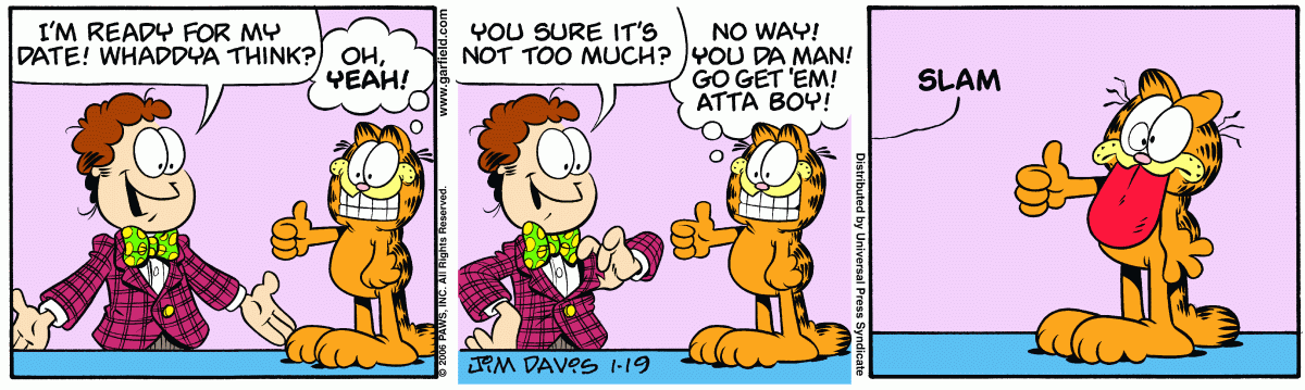 Garfield, January 19, 2006