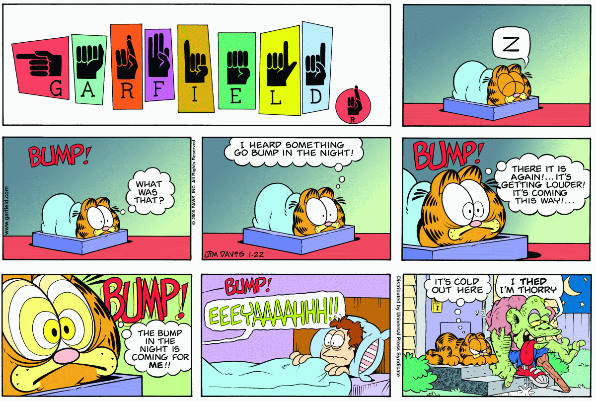 Garfield, January 22, 2006