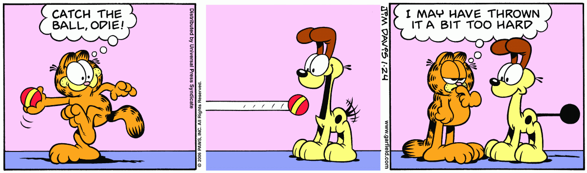 Garfield, January 24, 2006