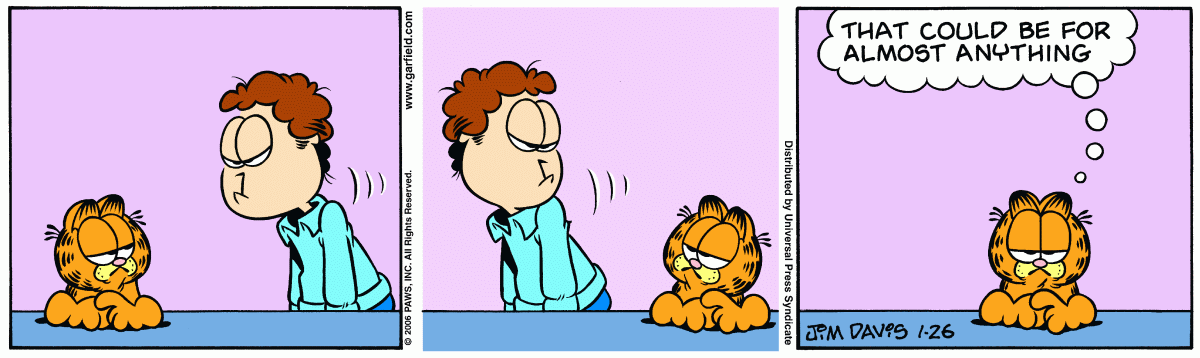 Garfield, January 26, 2006