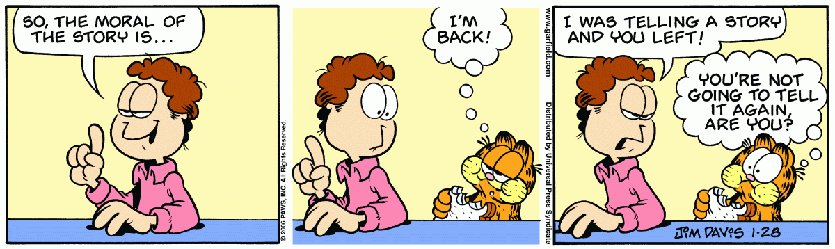 Garfield, January 28, 2006