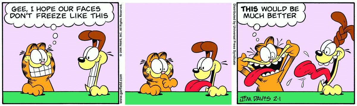 Garfield, February 1, 2006