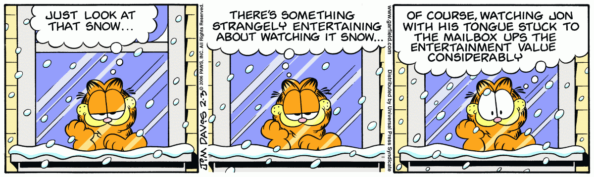 Garfield, February 3, 2006