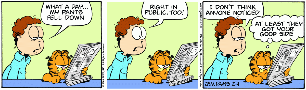 Garfield, February 4, 2006