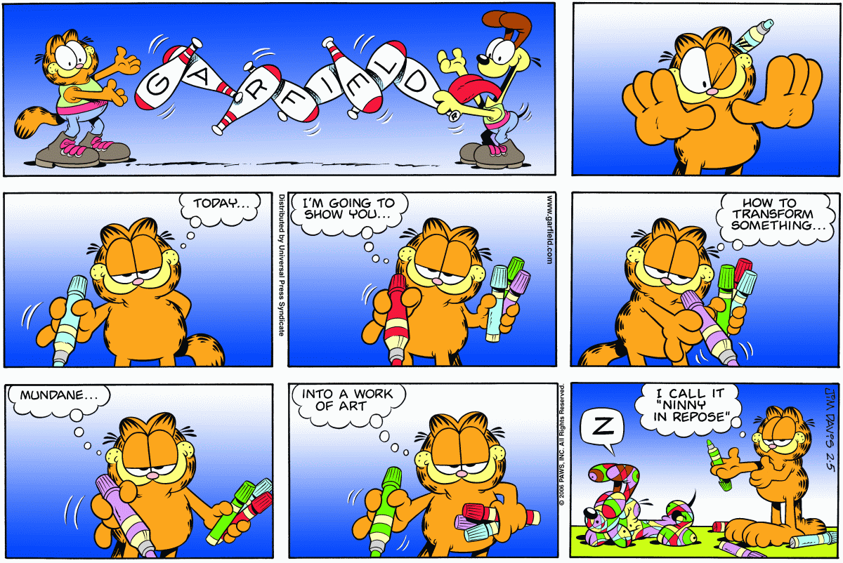 Garfield, February 5, 2006