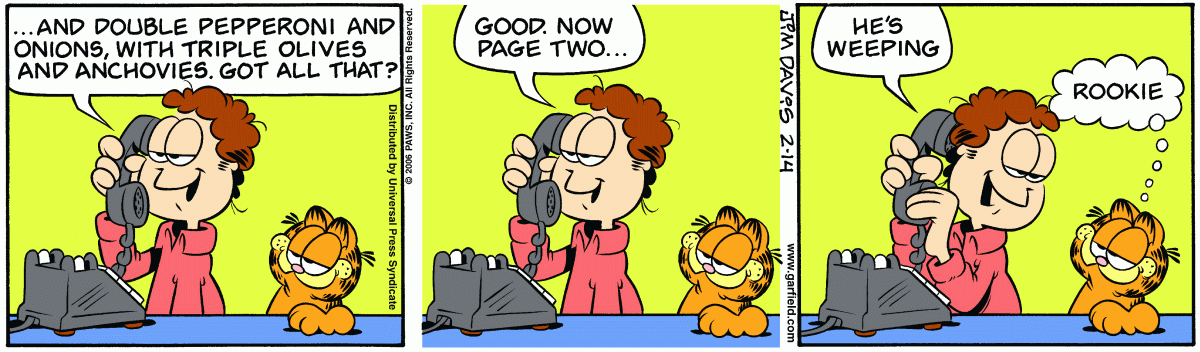 Garfield, February 14, 2006
