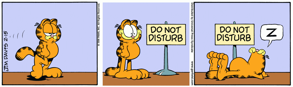 Garfield, February 15, 2006