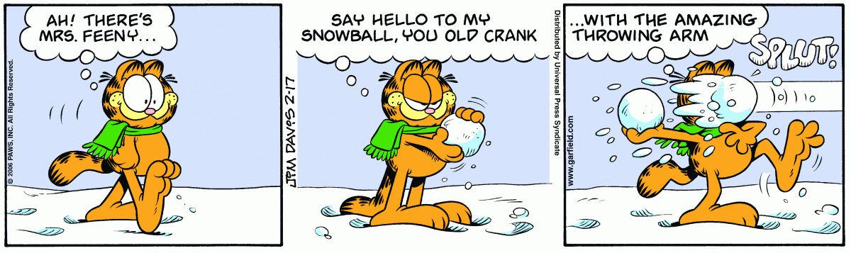 Garfield, February 17, 2006