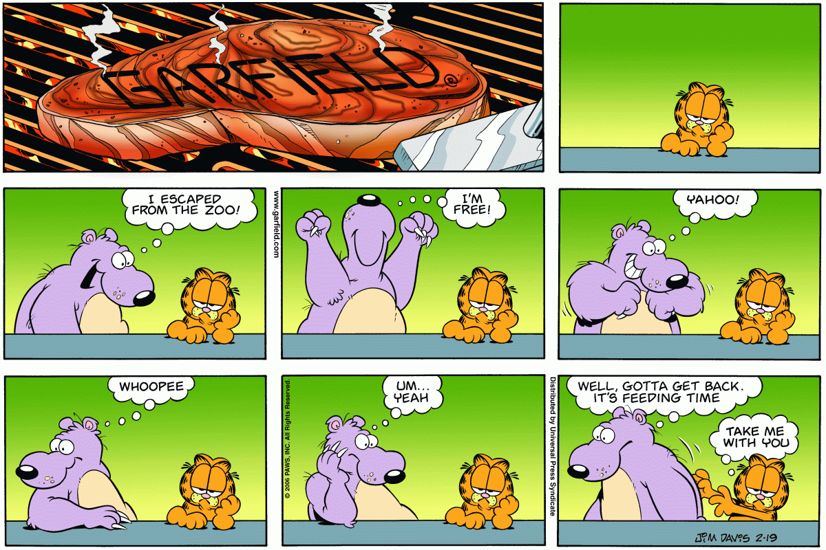 Garfield, February 19, 2006