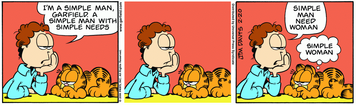 Garfield, February 20, 2006