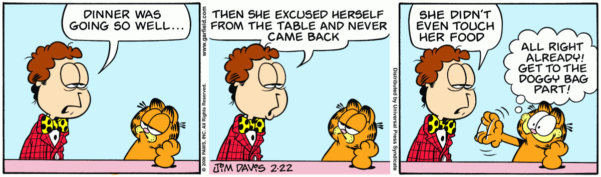 Garfield, February 22, 2006