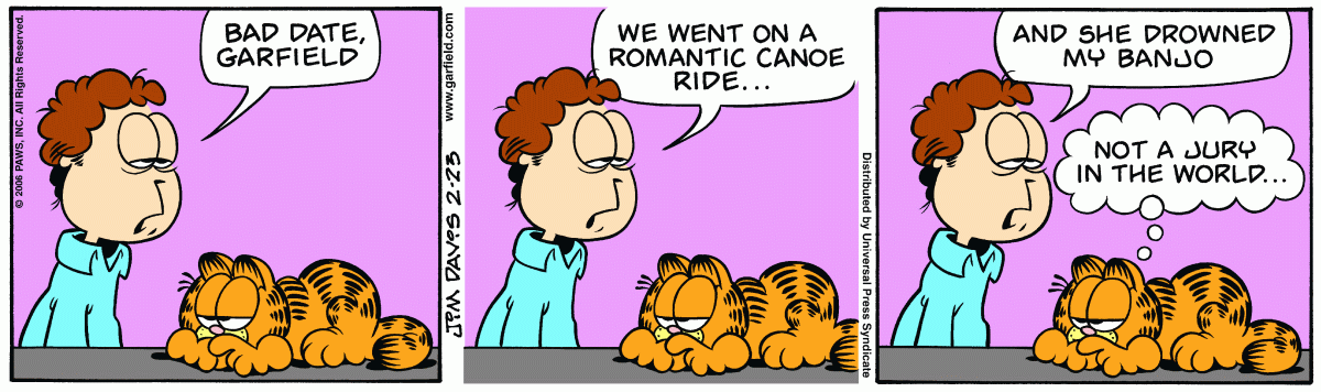 Garfield, February 23, 2006