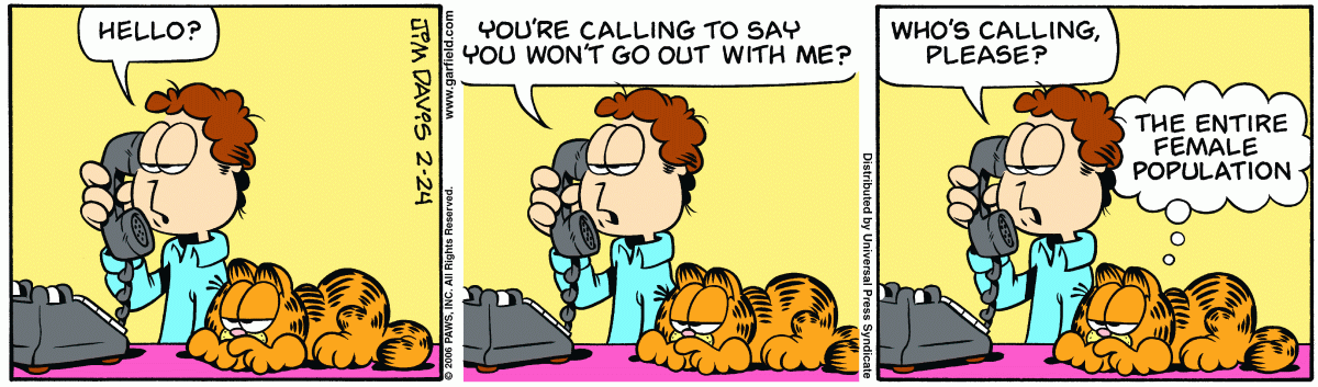 Garfield, February 24, 2006
