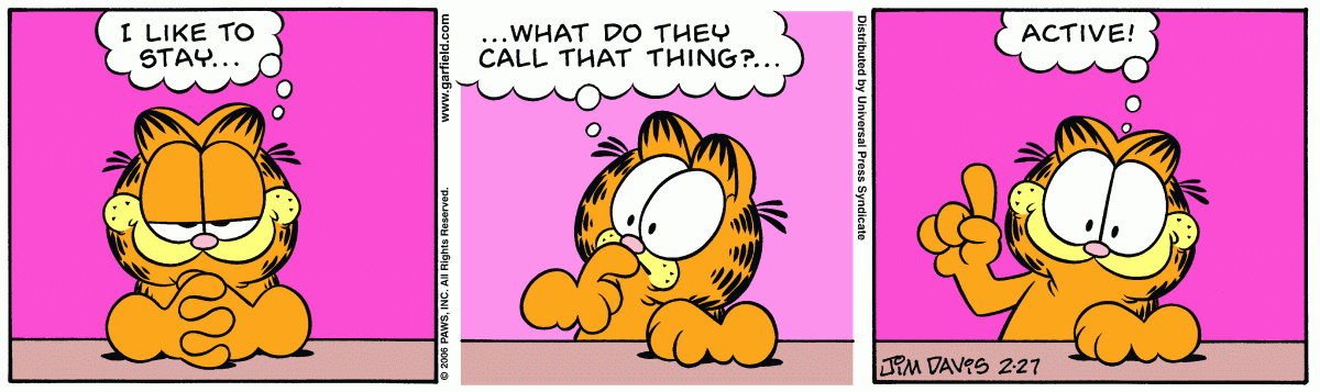 Garfield, February 27, 2006