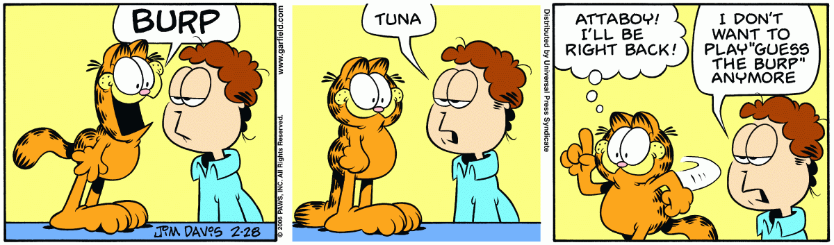 Garfield, February 28, 2006