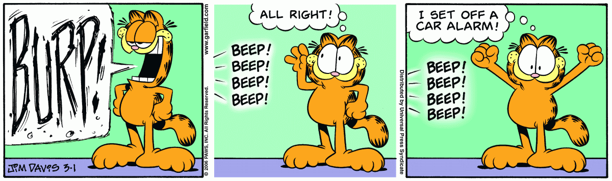 Garfield, March 1, 2006