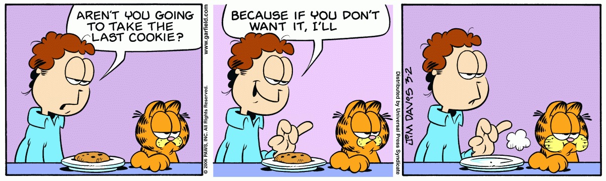 Garfield, March 2, 2006
