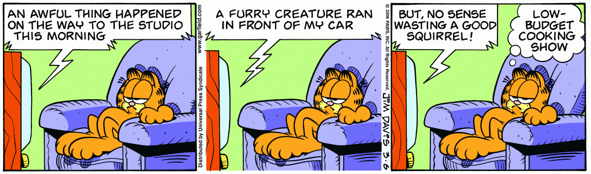 Garfield, March 6, 2006