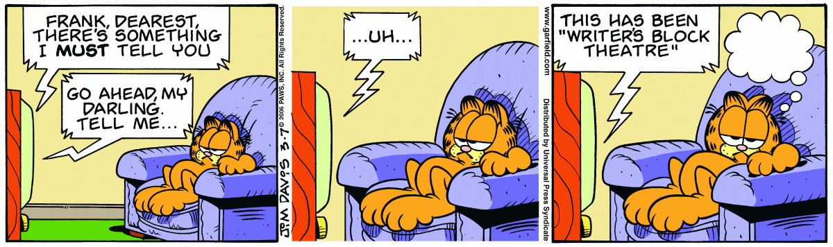 Garfield, March 7, 2006