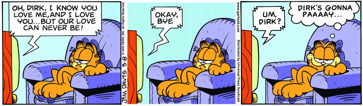 Garfield, March 8, 2006