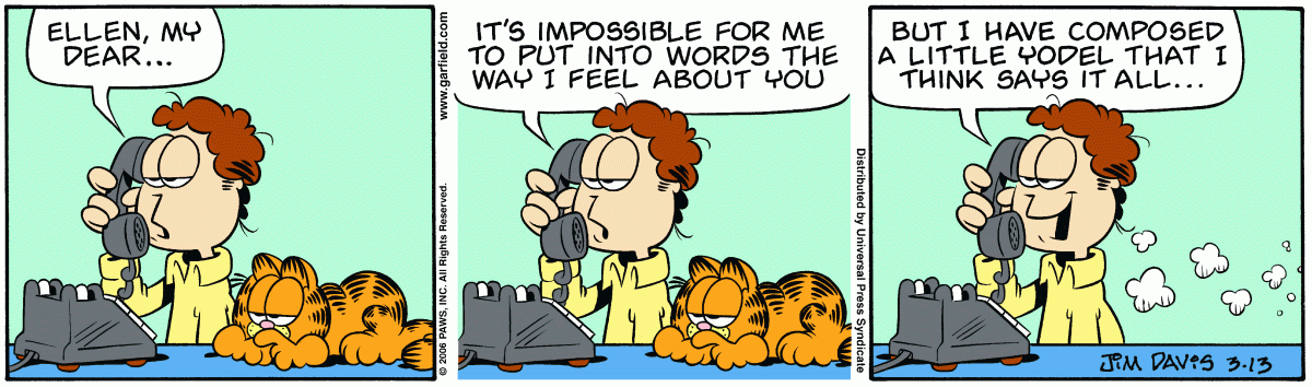 Garfield, March 13, 2006