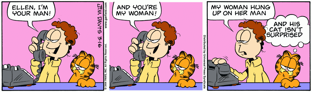 Garfield, March 16, 2006