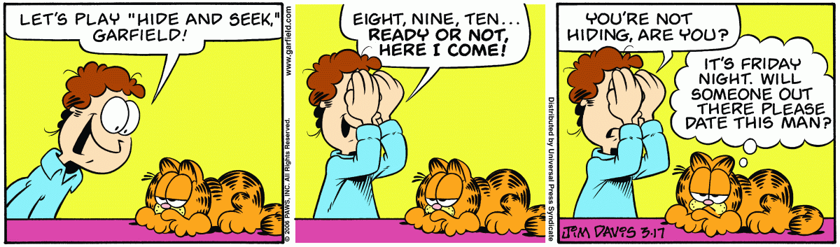 Garfield, March 17, 2006