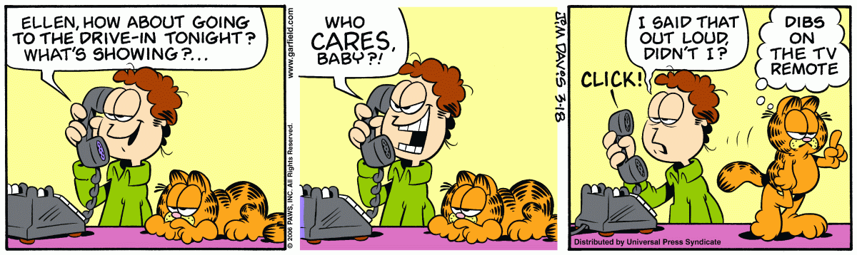 Garfield, March 18, 2006