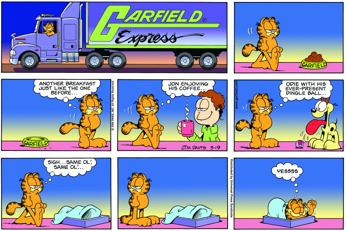 Garfield, March 19, 2006