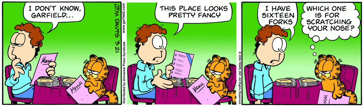 Garfield, March 21, 2006