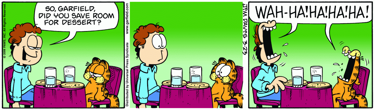 Garfield, March 23, 2006