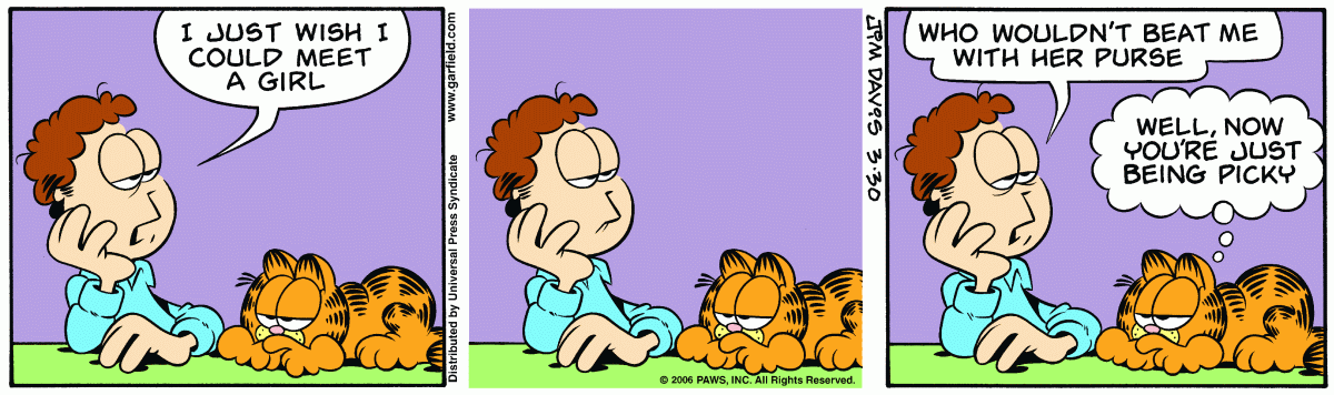 Garfield, March 30, 2006